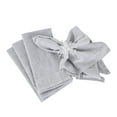 thumbnail image 2 of Fennco Styles Farmhouse Neutral Striped 100% Pure Cotton Cloth Napkin 20 x 20 Inch Set of 4 - Grey, 2 of 3