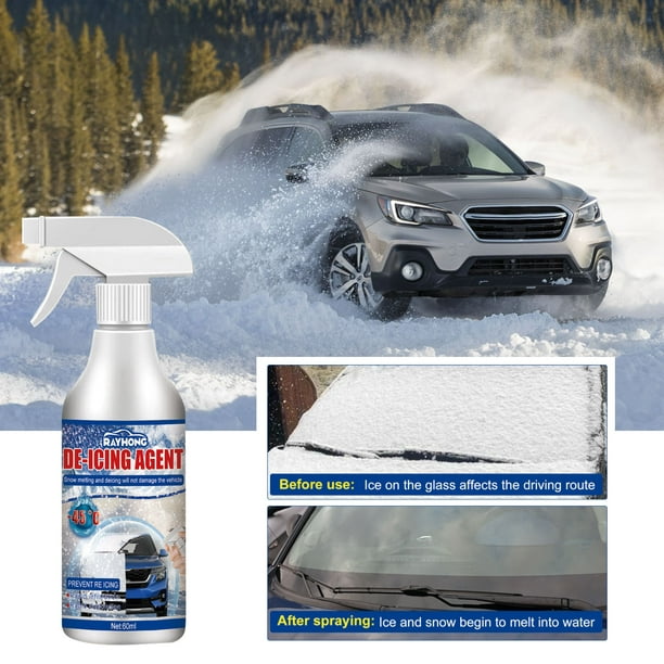 Up to 65% off SMihono Cleaning Supplies Defrosting DeIcer Spray Snow  Melting Deicing Agent Glass Deicing Agent Ice Melting Agent Antifreeze Snow  Melting Agent 180ml 