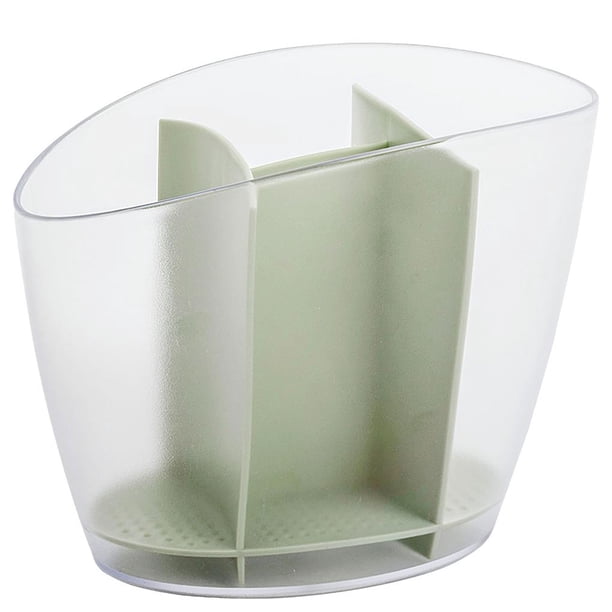 Tubo De Almacenamiento De Vajilla De Plástico Para El Hogar Creativo Con Palillos Simples Extraíbles Y Lavables Tenedor Y Tubo De Drenaje De Cuchara Kearding HA026668-02
