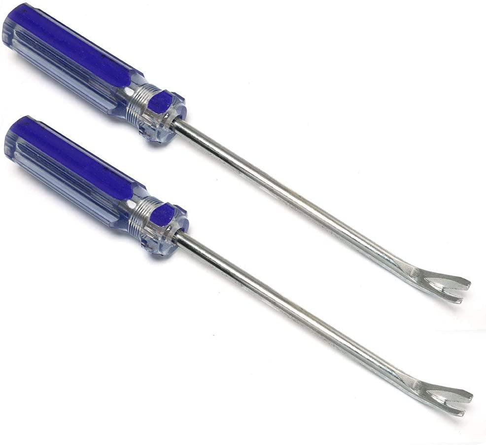 Garden 2pcs Tack Puller Lifter Nail Staple Rivet Remover Screwdriver