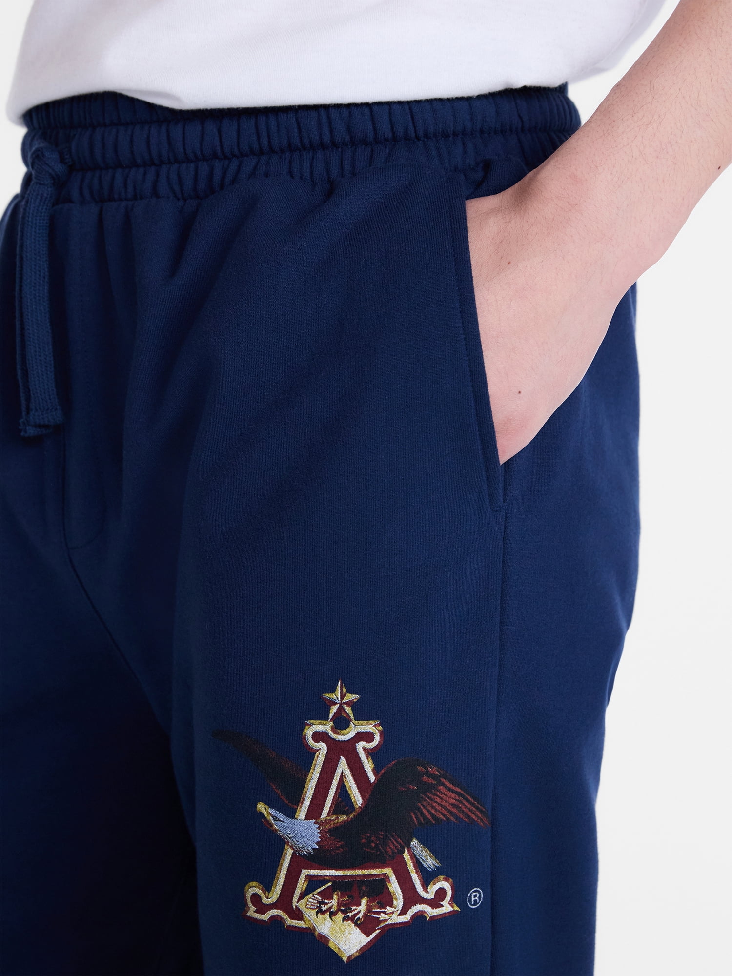 Budweiser Men's and Big Men's Fleece Jogger Pants, Sizes XS-3XL