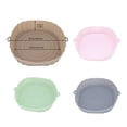 thumbnail image 3 of Yuarrent Bandeja de silicona para freidora de aire, bandeja para hornear alimentos resistente al calor, alfombrilla para horno reutilizable a Cocina y Comedor Verde claro, 3 of 6