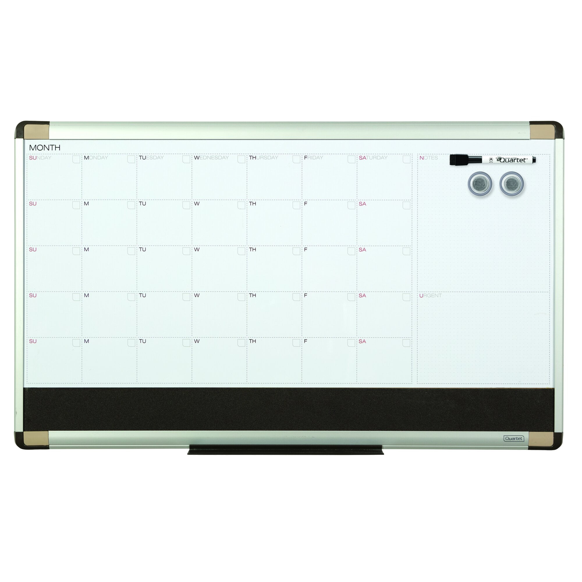 Quartet Combination Calendar Board, 18" x 30", DryErase 1