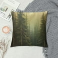 thumbnail image 2 of COMIO  Fir and Pine Trees Throw Pillow Case Healthy Green Trees in A of Old Spruce Pillow Cushion Cover Decorative Waist Home Decorations, 2 of 5