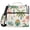 Cute Flamingo Palm Tree Flower, variant on 3 Ring Zipper Binder with Shoulder Strap Waterproof Trapper Keeper 2 Inch D-Ring 500 Sheets Capacity Cute Panda with Strawberry
