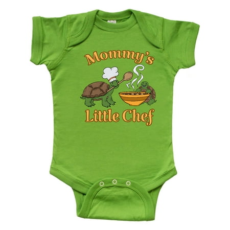 

Inktastic Mommy s Little Chef with Cute Turtles Gift Baby Boy or Baby Girl Bodysuit
