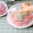 thumbnail image 7 of ACDANC 2Pcs Microwave Cover for Food,Microwave Splatter Proof Plate Guard,Clear Microwave Splatter Cover with Steam Vent,Refrigerator Microwave Oil Resistant Lid Crisper Lid Bowl Lid, 7 of 7