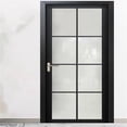 thumbnail image 3 of Puertas interiores negras modernas de Cristal, puertas interiores de aluminio con bisagras, puertas interiores para oficinas, puertas interiores en Israel Sincero Hogar, 3 of 6