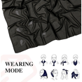 thumbnail image 6 of Yoyauz 35" Large Square Satin Head Scarf - Silk Hair Scarf Square Hair Bandanas Large Scarf Sleeping Head Wraps for Women, 6 of 6