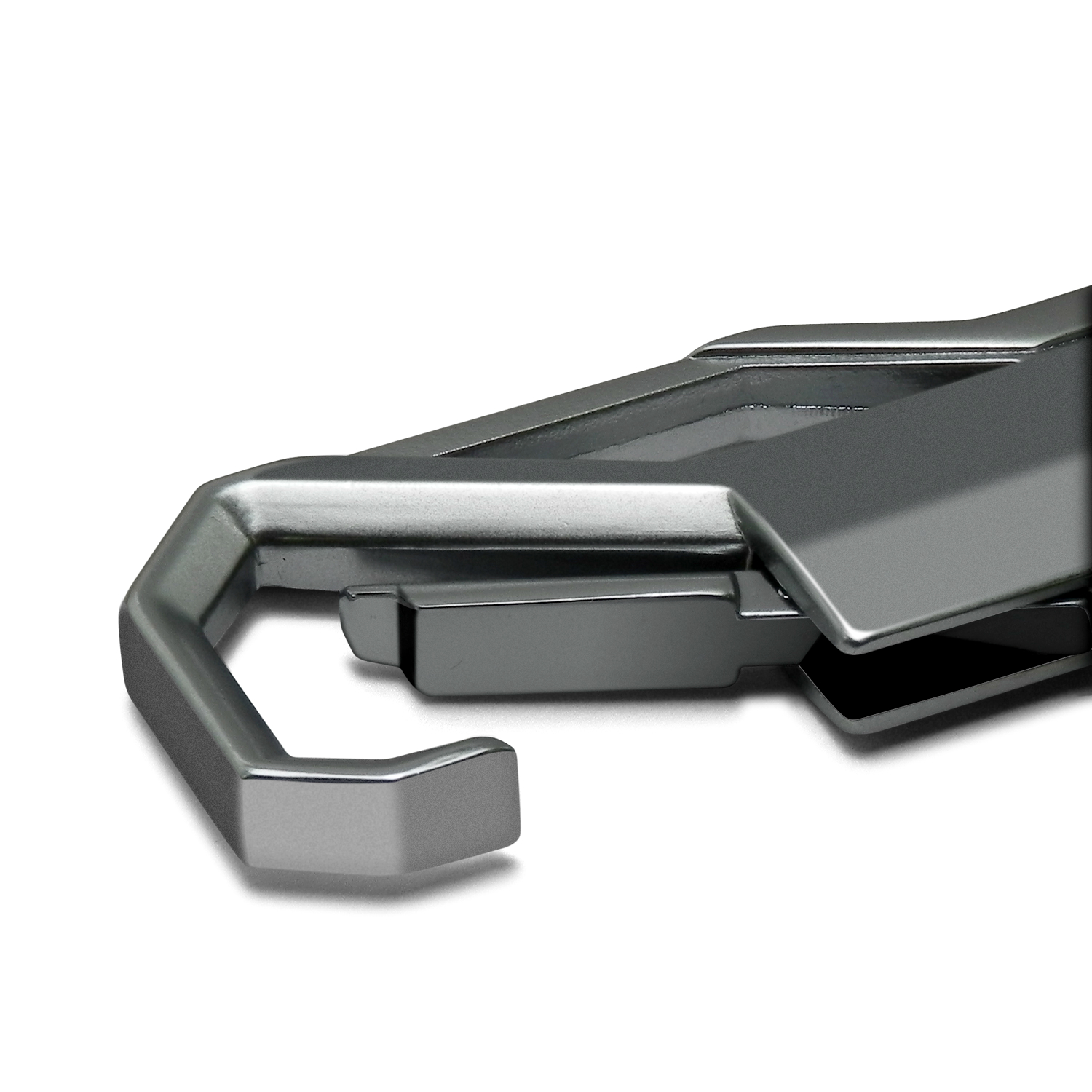 RAM 1500 Logo Gunmetal Black Carabiner-style Snap Hook Metal Key Chain