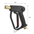 thumbnail image 3 of Lavadora de coches Pistola de lavado de alta presión, herramienta de limpieza de coche con pistola de lavado a presión corta máxima de 4000 PSI, 3 of 7