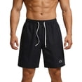 thumbnail image 3 of CIAKGIAF Mens Shorts Loose Workout Athletic Shorts,with Pockets Drawstring Black Outdoor Shorts,Size L, 3 of 6