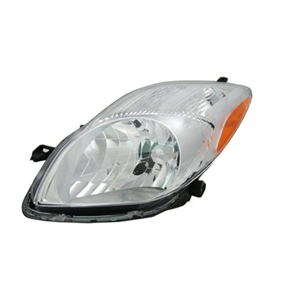 KAI New CAPA Certified Standard Replacement Driver Side Headlight Lens And Housing, Fits 2009-2011 Toyota Yaris Hatchback