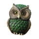 thumbnail image 4 of Colección de adornos de búho, escultura, estatua de búho, figura de pájaro para repisa de sala de estar verde, 4 of 9