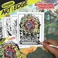 thumbnail image 5 of Crayola Art with Edge, Dungeons & Dragons Coloring Pages, 28 pgs, Adult Coloring, Gifts for Teens, 5 of 8
