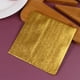 thumbnail image 5 of Papel de envoltura de grado alimenticio de hojalata dorada de 300 piezas Papel de aluminio delicado para dulces de té (estilo de grano de cáscara de naranja dorada), 5 of 5