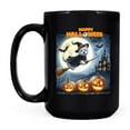 thumbnail image 2 of Happy Halloween West Highland White Terrier Witch Pumpkins Bats Mug Westie Westy Dog Lover Coffee Tea Cup - 13012, 2 of 4