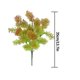thumbnail image 5 of Toystoory Decoración de jardín Artificial de hierba de plantas falsas de musgo de pino para interiores y exteriores Plantas Artificiales 6 tenedor rojo, 5 of 6