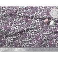 thumbnail image 3 of Soimoi Satin Silk Fabric Flower Watercolor Printed Fabric 1 Yard 42 Inch Wide, 3 of 3