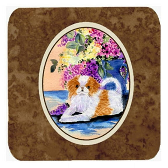 Japanese Chin Foam Coasters - Set Of 4