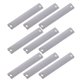 thumbnail image 1 of 10 piezas de espejos de acero inoxidable para colgar, accesorios de bricolaje, decoraciones de chapado, conector de doble agujero (plata), 1 of 7