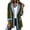 Army Green, variant on Women's Velvet Blazer Jacket Lapel Open Front One Button Long Sleeve Velour Suit Coat with Patch Pockets, S-XXL