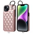 thumbnail image 1 of iPhone 14 Case ,Card Slots Leather Wrist Strap Phone Cover for iPhone 14, 1 of 5