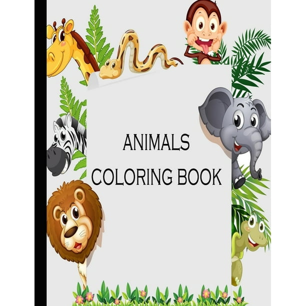 animals coloring book: toddler coloring book, preschool coloring book, baby animals coloring book, baby animal coloring book pages (Paperback) - animals coloring book: toddler coloring book, preschool coloring book, baby animals coloring book, baby animal coloring book pages (Paperback) -
