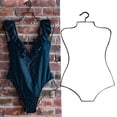 thumbnail image 3 of Toystoory Elegante colgador de exhibición para traje de baño con forma de cuerpo de alambre para niños, práctico soporte para vestido para Almacenamiento y organización del hogar, 3 of 6