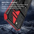 thumbnail image 2 of For Samsung A03s Case with Belt Clip Holster, Heavy Duty Military Grade Drop Protective, 360° Rotating Kickstand Shockproof TPU Shell Durable Rugged Cover For Samsung Galaxy A03s, Black, 2 of 15