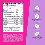 Viactiv Calcium + Vitamin D3 Supplement Soft Chews, Milk Chocolate, Calcium for Bone Health, 100 Count