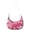 White-14, variant on Hobo Shoulder Bag for Women – Adjustable Strap, Romantic Rose and Peony Pattern, Retro Floral and Bee Artwork, Durable Rustic Purse