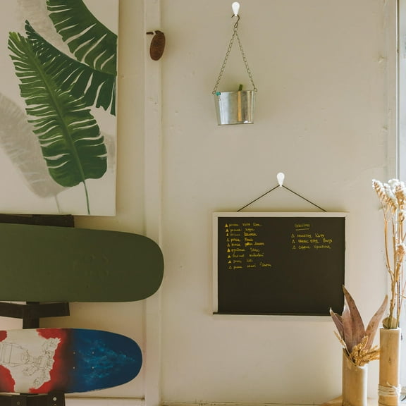 KONTONTY Hemoton 20 Sets of Picture Hooks for Hanging Invisible Heavy Duty Wall Hangers Decorative Plate Hangers for Concrete Walls