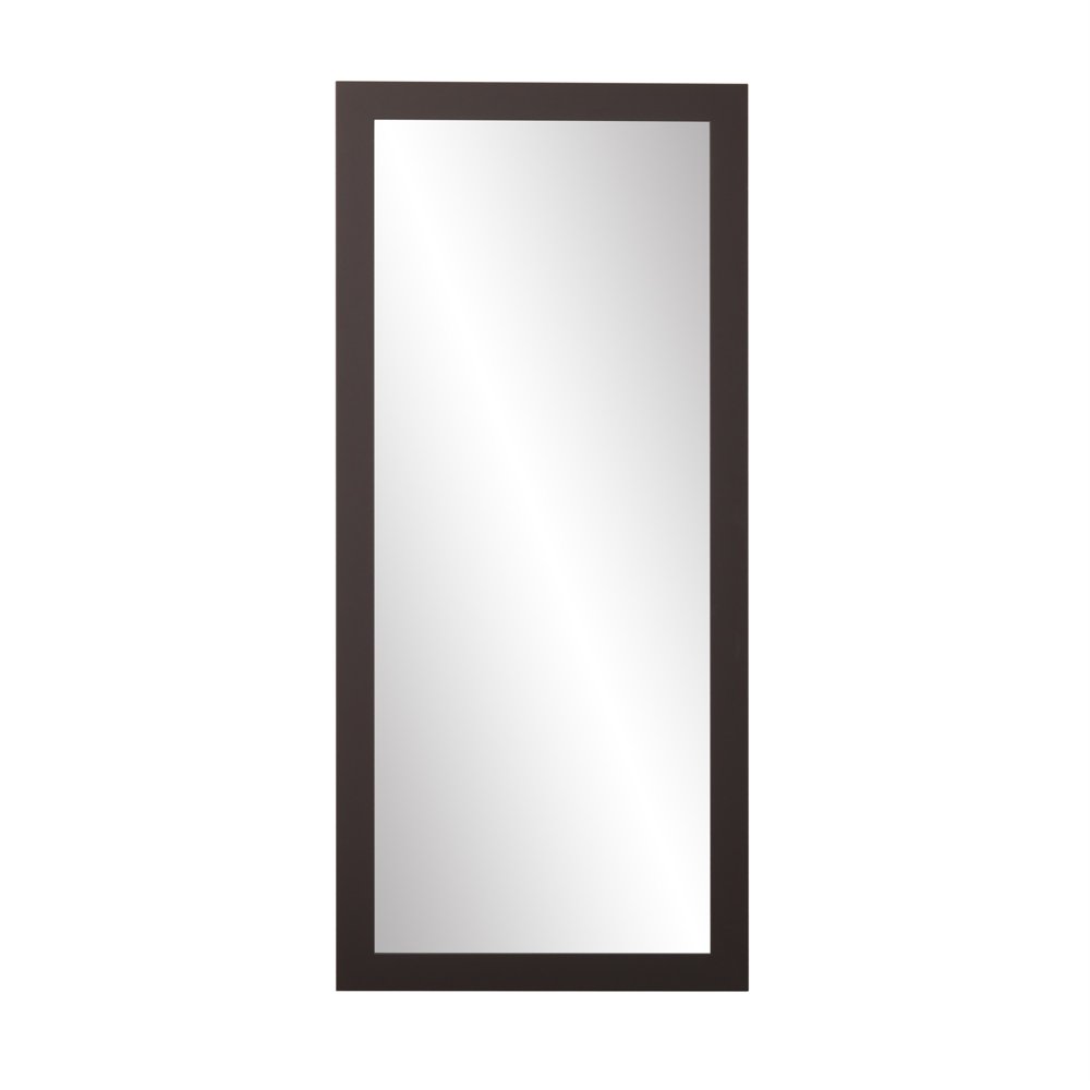 Matte Black Framed Floor Leaning Tall Mirror 32''x 71''