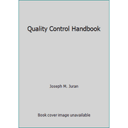 Quality Control Handbook, Used [Hardcover]