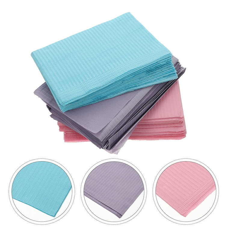 45Pcs Disposable Dental Bibs Patient Dental Bibs Waterproof Dentist Bibs