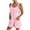 Pink 136, variant on Jumpsuits For Women Dressy Plus Size Clearance Summer Womens Jumpsuits And Rompers Womens Fashion Summer Casual Sleeveless Suspender Short Jumpsuit Moss green XXL