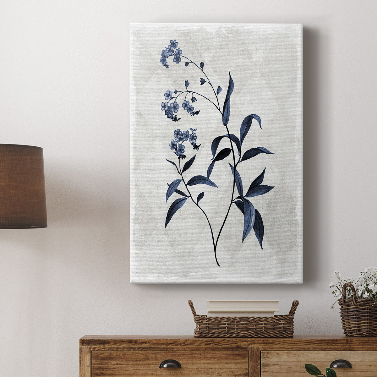 Harlequin Botanical I Premium Gallery Wrapped Canvas - Ready to Hang