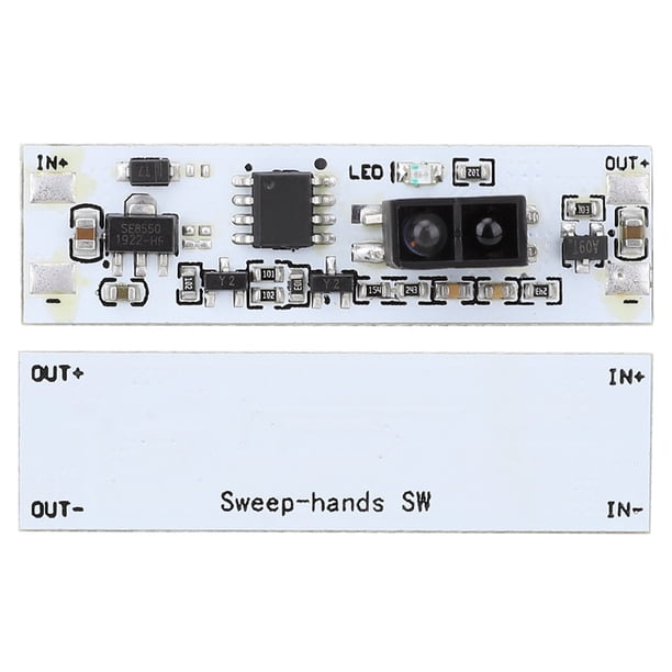 Sensor De Barrido Manual De Respuesta Rápida Estable Módulo De Sensor De Barrido Manual Control De Encendido/apagado De Armario Con Luz LED De Alta Sensibilidad Para Armario ANGGREK Otros