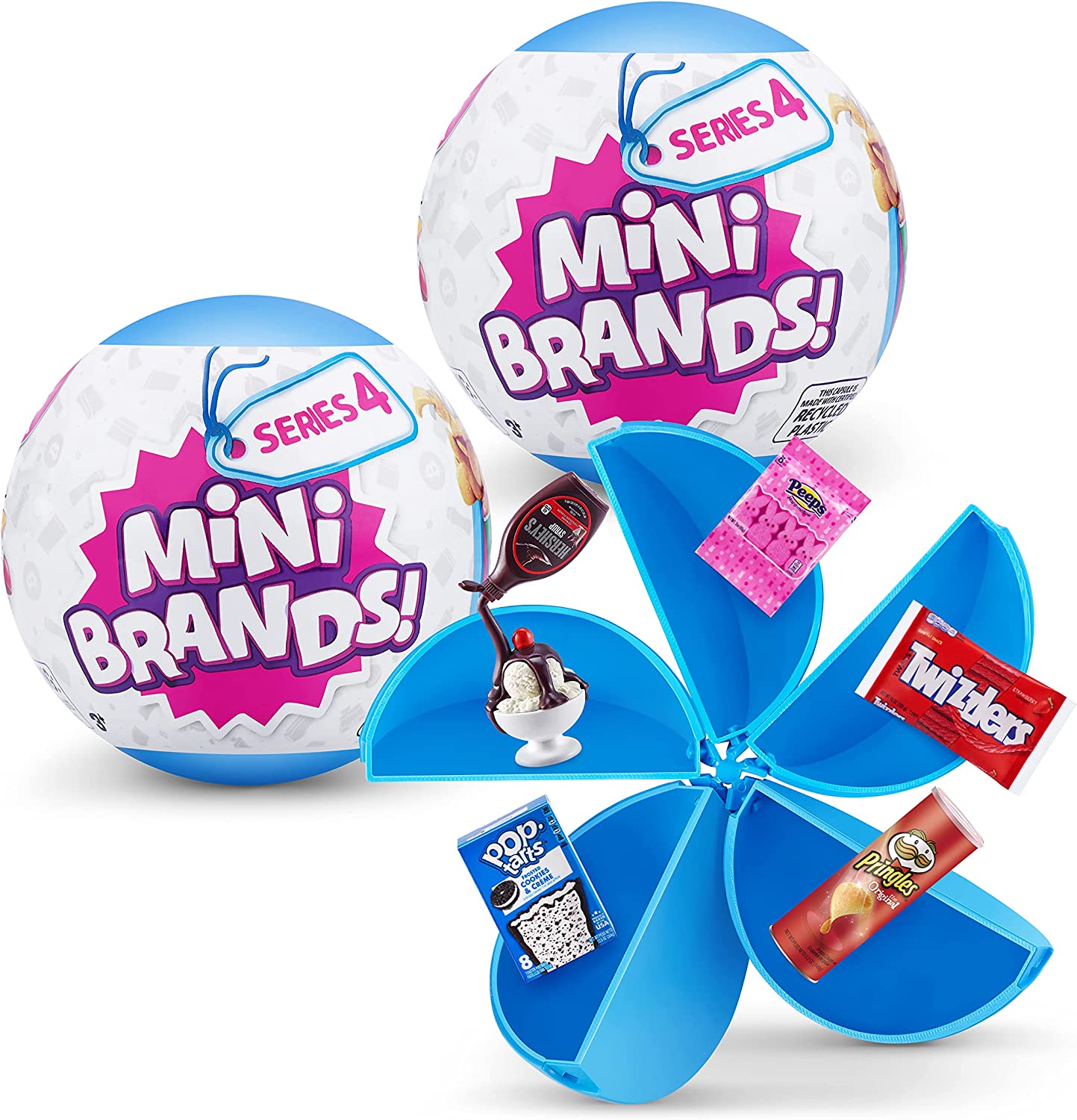 5 Surprise Mini Brands Series 4 By ZURU Exclusive Mystery Real 
