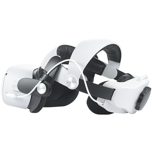 VR Charging Head Strap Accessories, Compatible with Quest 2 Devices, with Battery, Adjustable 5300mAh for Quest 2 Strap VR Power Accessories Quick Charge Powerbank