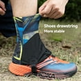 thumbnail image 2 of Danuosie Trail Gaiters, Waterproof Low Shoe Protectors, Sandproof Adjustable Boots Protectors for Hiking & Running - Prevents Debris in Shoes, 2 of 8