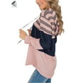 thumbnail image 4 of PULLIMORE Women Casual Hoodies Sweatshirts Long Sleeve Drawstring Pullover Tops（S, Pink), 4 of 8