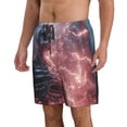 thumbnail image 2 of Logiee Electric Skeleton Surrealism Print Mens Swim Trunks Quick Dry Board Shorts,Breathable Hawaii Beach Shorts Swimwear Bathing Suits-X-Large, 2 of 6