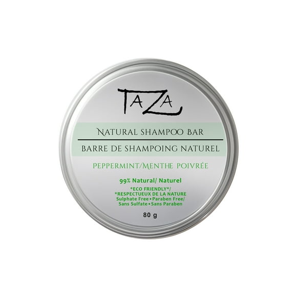 Premium Taza Natural Peppermint Shampoo Bar