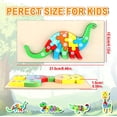 thumbnail image 5 of Rompecabezas de madera de animales, rompecabezas de madera para niños pequeños, J Toy Montessori animales para 1 2 3 4 años, juego educativo de aprendizaje de animales bebés para niños, 5 of 5