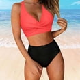 thumbnail image 5 of CONZONE Womens Period Tankini Sets 2 Peice Swimsuits for Women Menstrual Leakproof Swim Bottoms Solid Color Lightweight Summer Beach Bathing Suits, 5 of 7