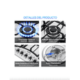thumbnail image 4 of Parrilla de gas empotrable de mesa con 5 Quemadores de Acero Inoxidable, 4 of 5