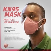 Kingfa KN95 Face Mask, 5 Ply, 10 count, Pink