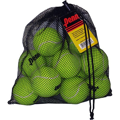 Penn Pressure less Mesh Carrying Bag of Training Tennis Balls (12 Balls